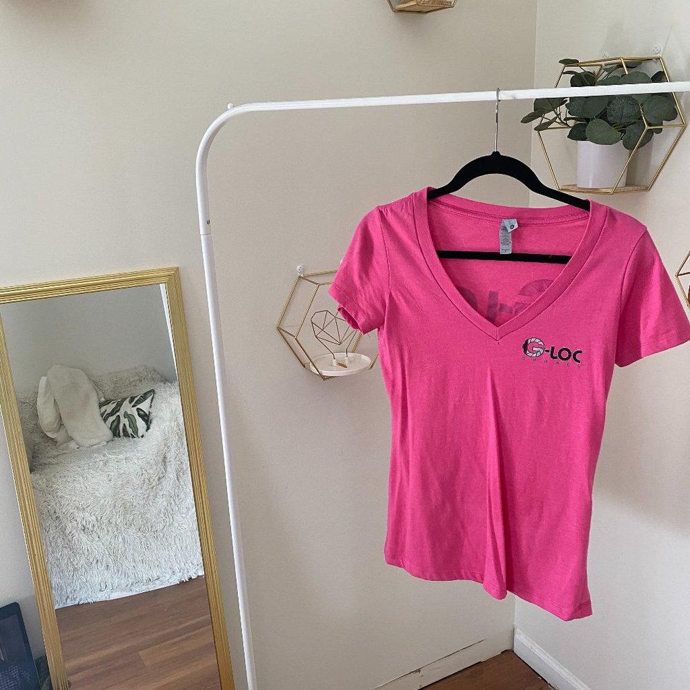 G-Loc Pink V-Neck